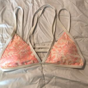 LA hearts strappy bikini top